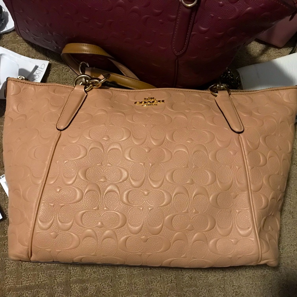 Nude Coach Tote